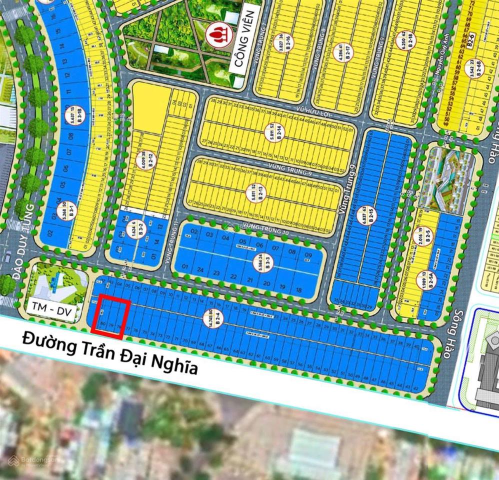 Bán đất trần đại nghĩa ngũ hành sơn, đà nẵng, dt 187,5m²  kề góc