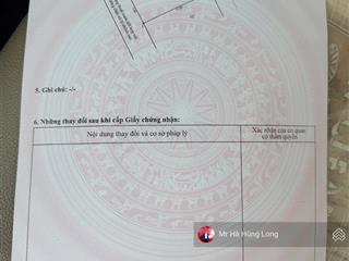 Chính chủ gửi bán lô đất đường lê như hổ, ngũ hành sơn, đà nẵng, dt 109,9m2