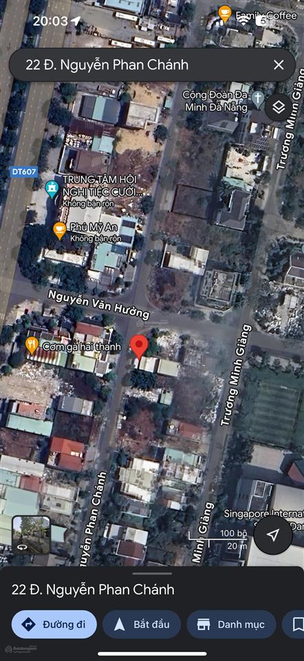 Bán lô góc 2 mặt tiền đường nguyễn văn hưởng và nguyễn phan chánh, phú mỹ an, đà nẵng
