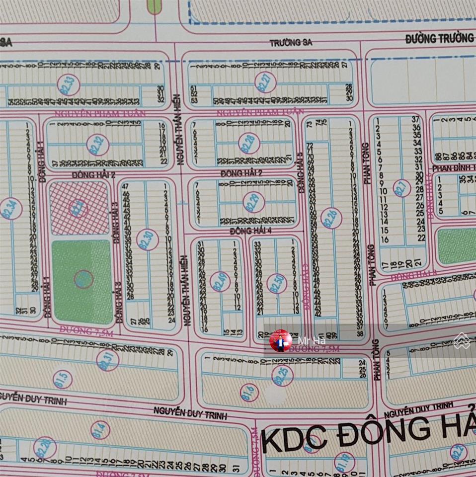 Cần bán lô đông hải 2 gần biển, phường hòa hải, quận ngũ hành sơn