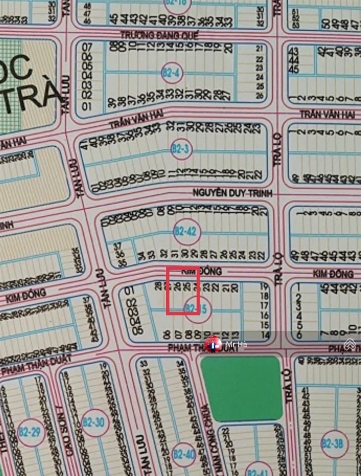 Bán đất đường kim đồng, dt 168,8m2