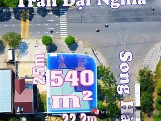 Bán lô góc 2 mặt tiền đường trần đại nghĩa và đường song hào, ngũ hành sơn, đà nẵng, dt 540m2