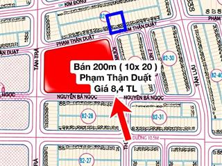 Chính chủ bán cặp đất phạm thận duật, dt 200m2