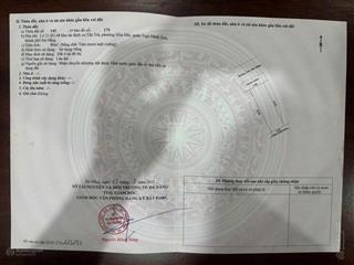 Bán đất biển tân trà sạch đẹp chỉ 4 tỷ 300 đường trần văn giảng. đất biển đà nẵng