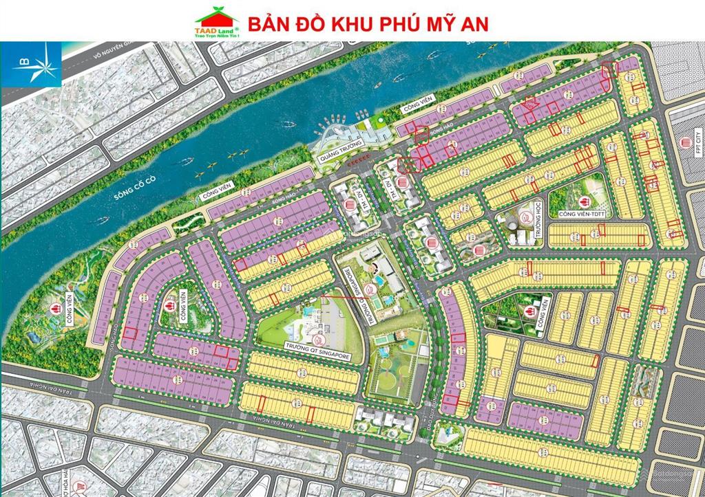 Bán lô đất 150m² đường song hào. khu đô thị phú mỹ an  đà nẵng pearl