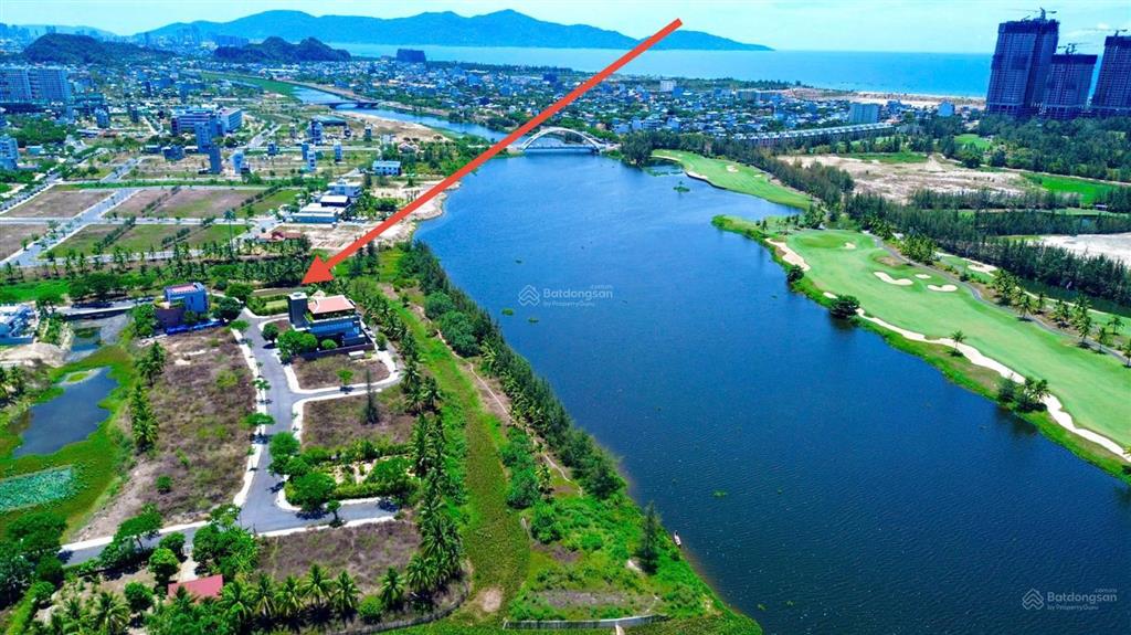 Bán đất biệt thự 688m2, góc 3 mặt tiền view sông cổ cò. khu đô thị fpt đà nẵng