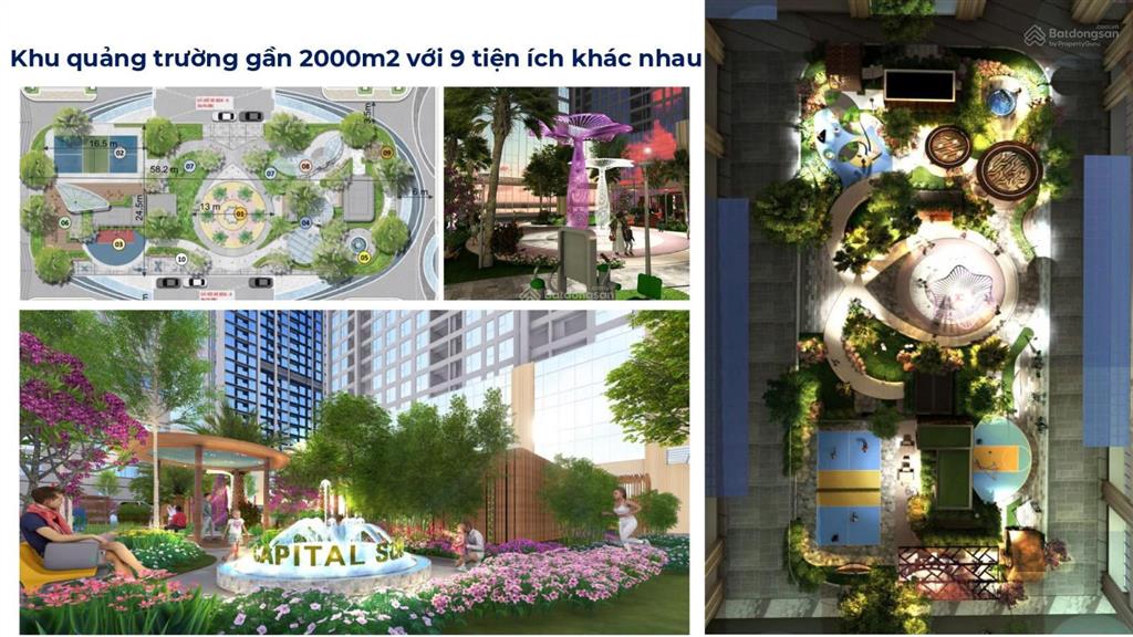 Giá gốc cđt brg căn 2pn 66,15m2 capital square 5,08 tỷ cho thuê 30tr/tháng nhận nhà quý 4/2027