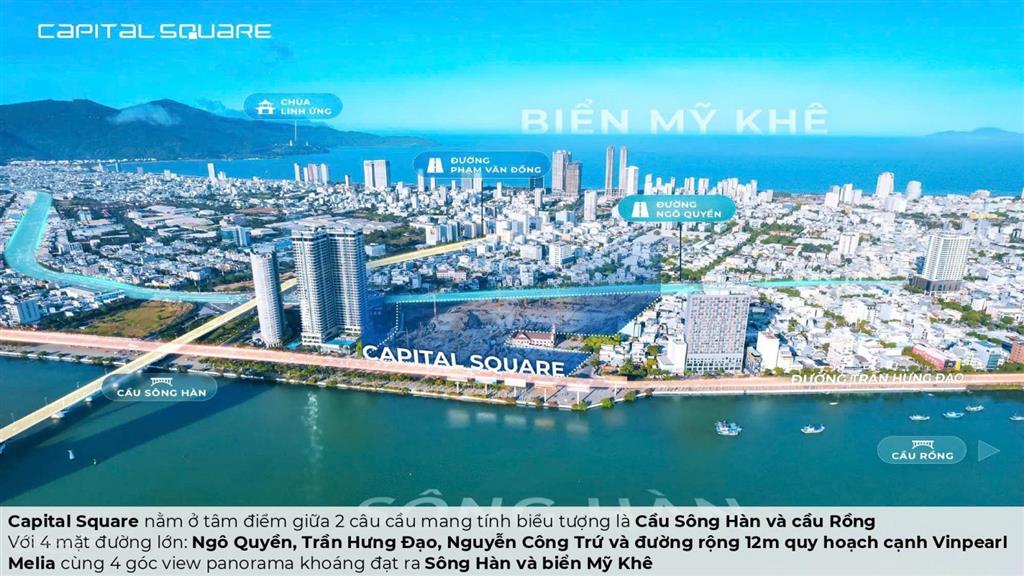 Mua là thắng  05 căn ngoại giao mua thẳng chủ đầu tư capital square đà nẵng