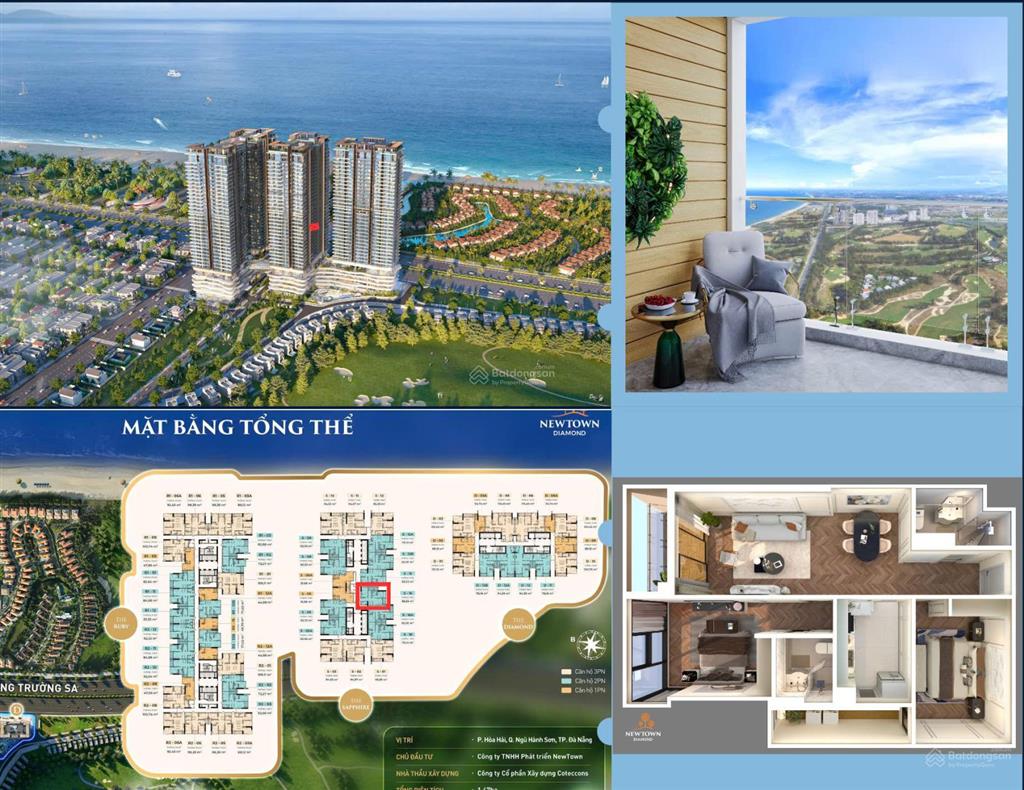 Giá hời  căn hộ biển đn  sổ lâu dài  4,69 tỷ/84m2  nhận nhà mới 100%  cho thuê 20  25tr/tháng