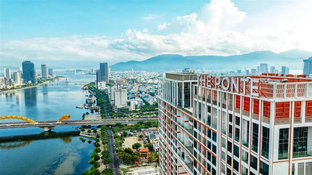 Sẵn trống căn hộ mới 100%, 1pn+ sun ponte view biển tầng cao