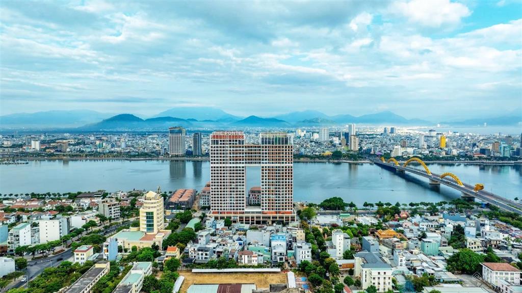 Sẵn trống căn hộ mới 100%, 1pn+ sun ponte view biển tầng cao