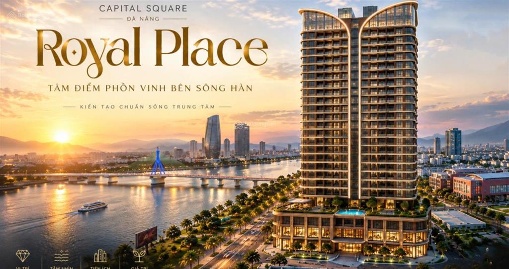 Chính thức nhận booking tòa mặt sông đầu tiên của tổ hợp căn hộ ven sông hàn