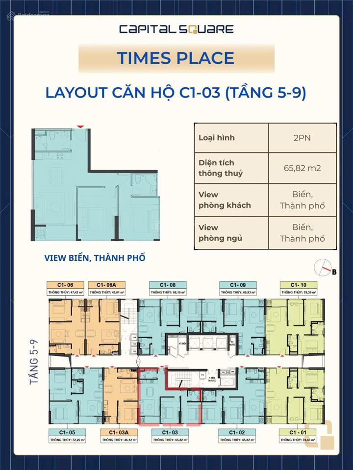 Siêu phẩm căn 2pn sát sông hàn đối diện quảng trường giá chỉ 5,14 tỷ