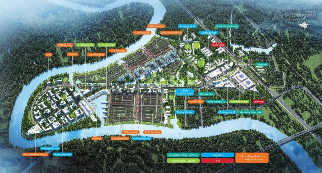 Villa đơn lập cao cấp góc bìa vị trí siêu đẹp view sông, công viên, clubhouse tại kđt waterpoint
