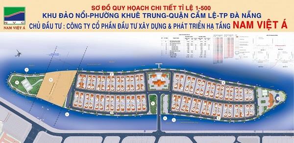 Bán đất biệt thự đảo nổi. view sôngtrung tâm phố. giá chỉ 55tr/m2