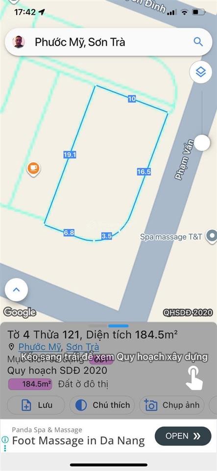 Nắm chính chủ, bán lô góc 184,6m2 nguyễn đức an + phạm vấn hướng đông nam hiếm hoi với ngang 10m