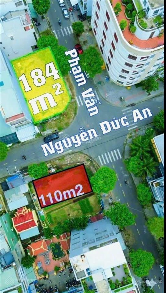 Nắm chính chủ, bán lô góc 184,6m2 nguyễn đức an + phạm vấn hướng đông nam hiếm hoi với ngang 10m