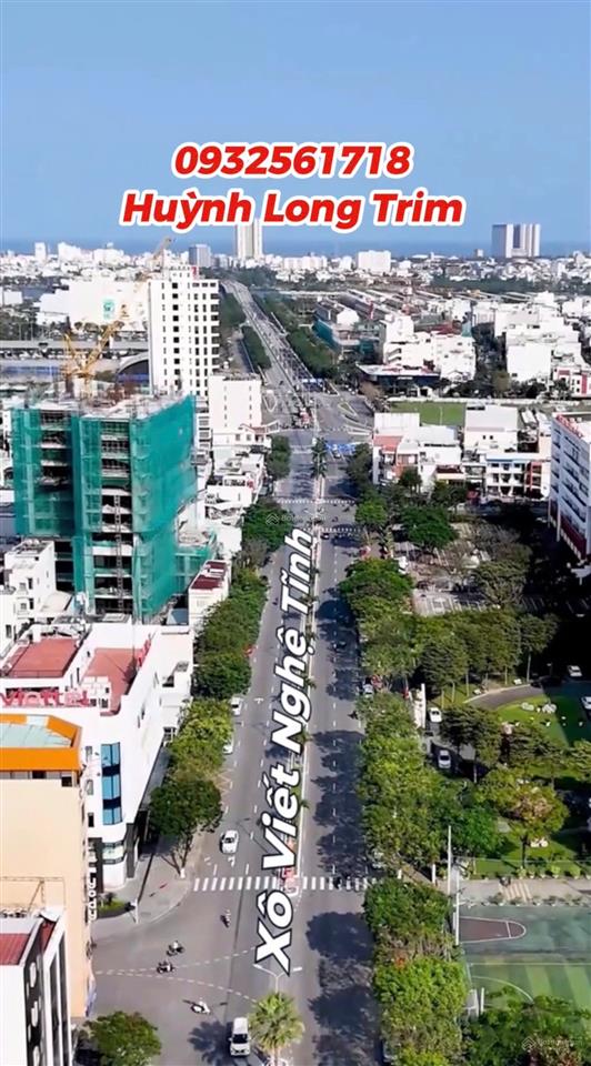 Bán đất 3 mặt tiền ngay hải châu, đà nẵng, dt 365m2, dòng tiền 84 triệu/ tháng, sẵn hợp đồng thuê