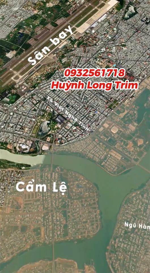 Bán đất 3 mặt tiền ngay hải châu, đà nẵng, dt 365m2, dòng tiền 84 triệu/ tháng, sẵn hợp đồng thuê