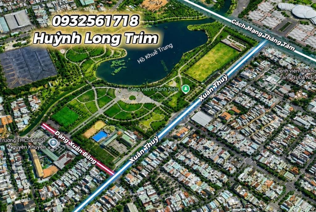 Bán đất tặng nhà 90m2 ngay đường đặng xuân bảng, đối điện cv thanh niên  đang cho thuê 9 tr/ tháng