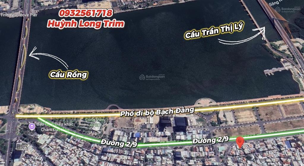 Bán đất đường 2 tháng 9 đà nẵng. vị trí trung tâm siêu vip. giá 26 tỷ có tl. l/h 0932 561 ***