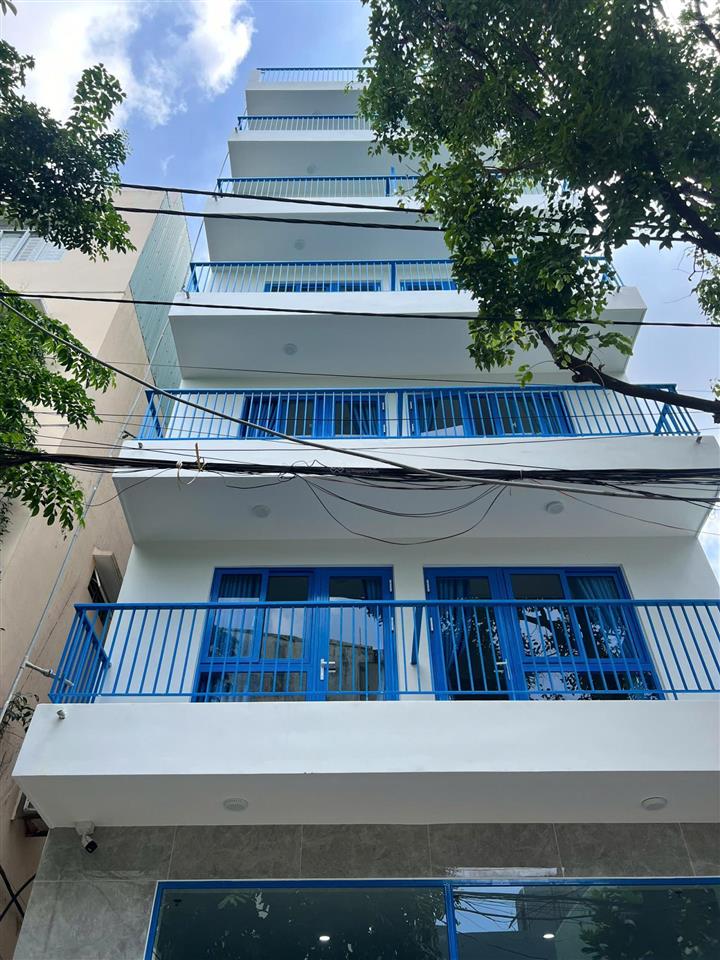 Mới 100%. bán tòa chdv đường đoàn quý phi, hòa cường, 125 m2 x 7 tầng, 27 phòng stu, dt 1.9 tỷ/năm