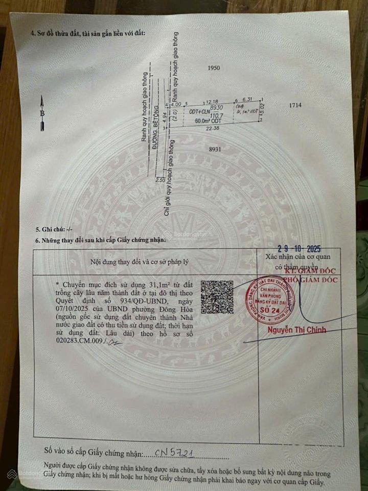 Bán rẻ nhà mới xây đông hòa dĩ an