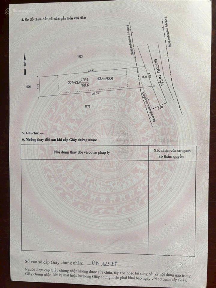 Bán rẻ đất đông hòa dĩ an gần làng đại học