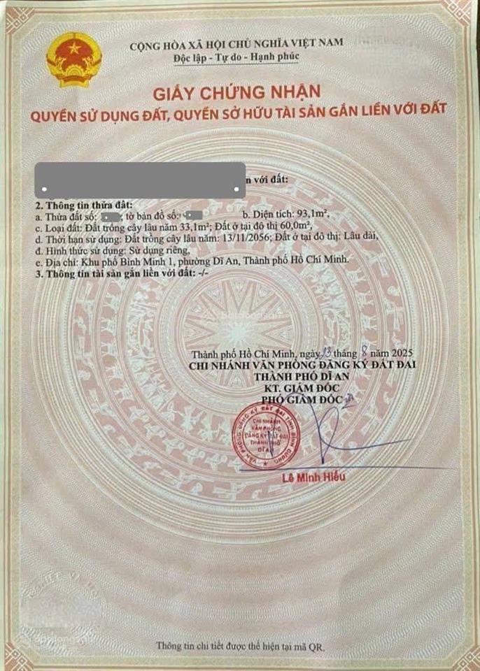 Bán nhà mặt tiền kinh doanh đông hòa dĩ an