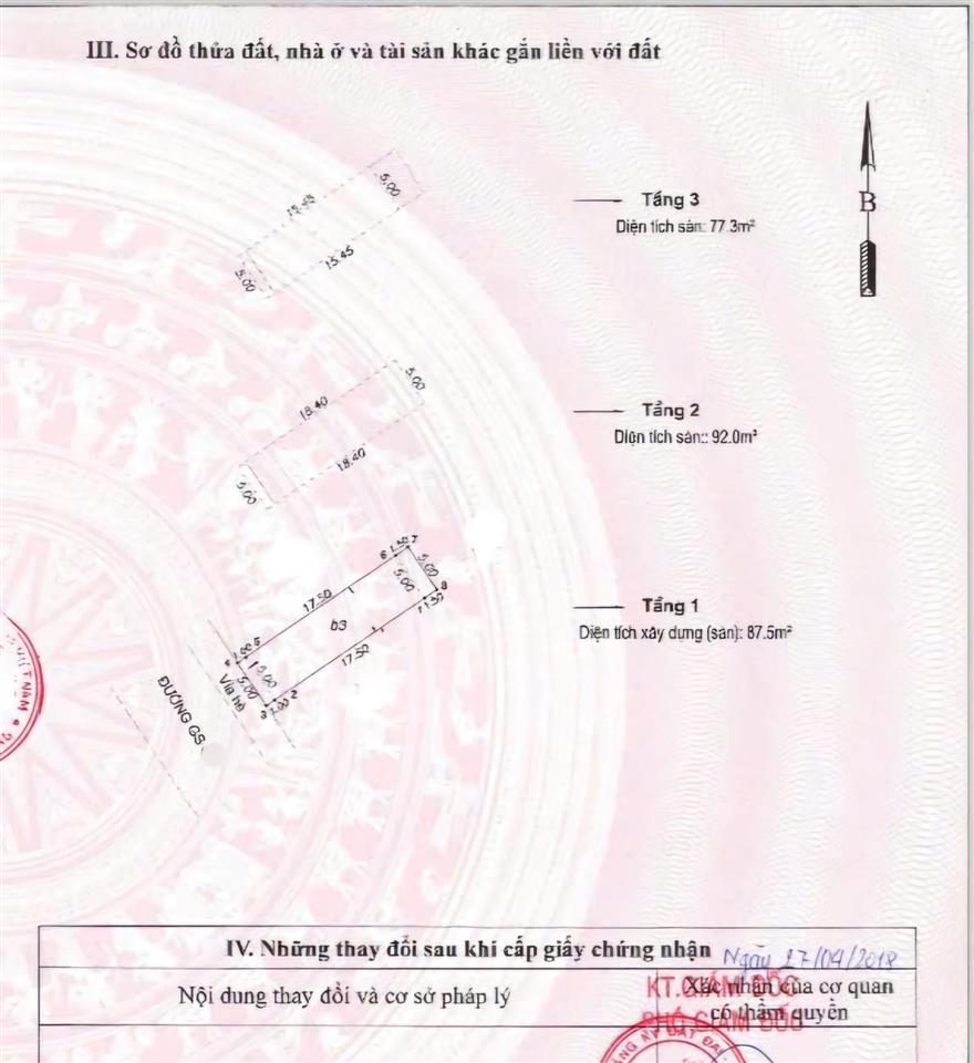 Bán nhà phố hoàm công gs3 bigc go đông hòa dĩ an