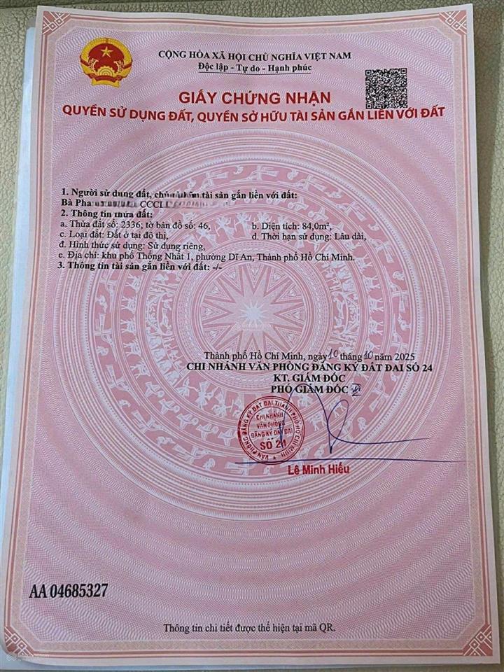 Bán rẻ dãy trọ thu nhập phạm hữu lầu dĩ an