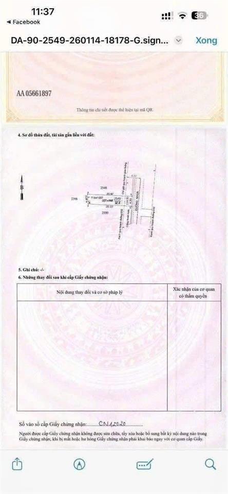 Bán rẻ đất sát trung tâm hành chính dĩ an