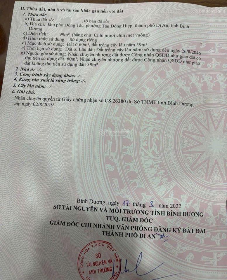 Bán rẻ nhà gần hai bà trưng dĩ an