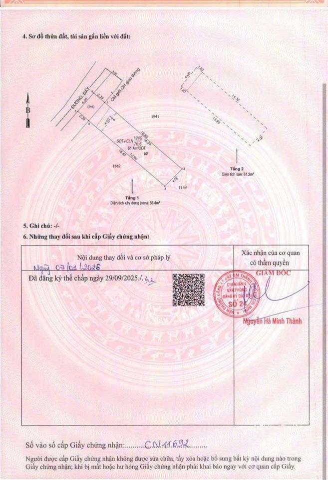 Bán nhà phố hoàn công dĩ an gần làng đại học