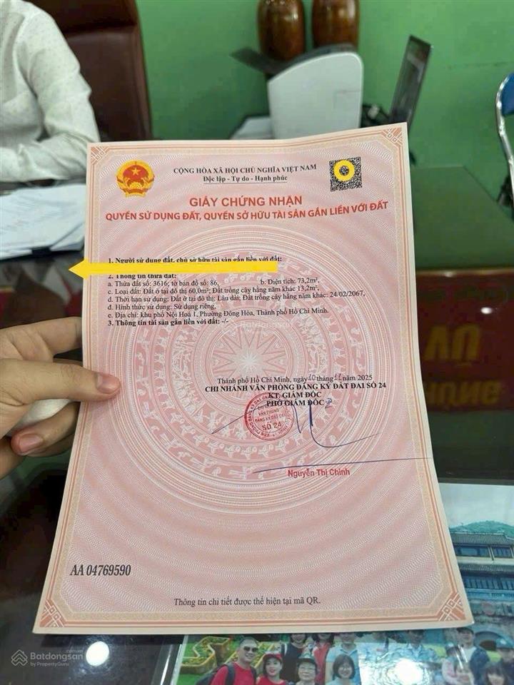 Bán rẻ nhà dĩ an sát làng đại học quốc gia
