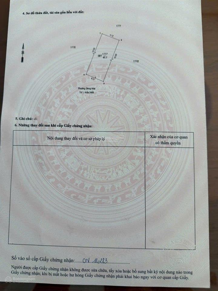 Bán rẻ nhà dĩ an sát trung tâm hành chính
