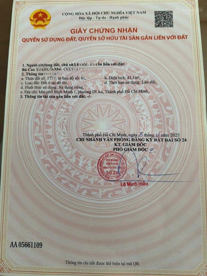 Bán rẻ nhà dĩ an sát trung tâm hành chính