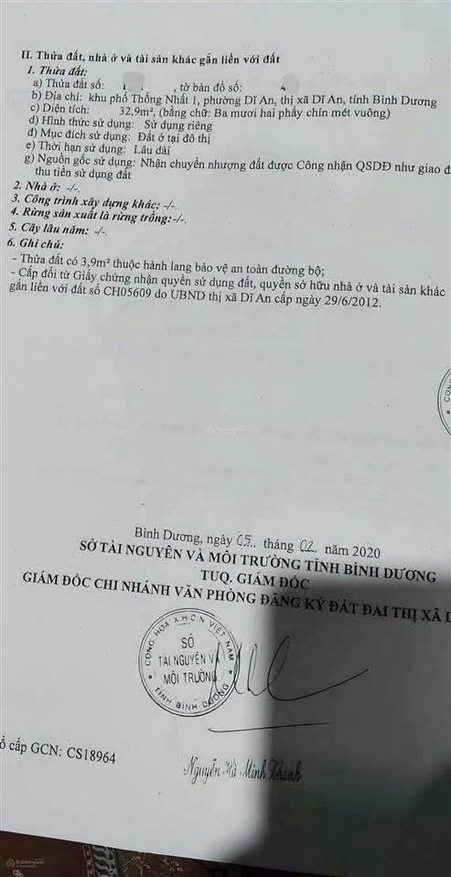 Bán rẻ nhà sổ riêng hẻm lý thường kiệt, dĩ an