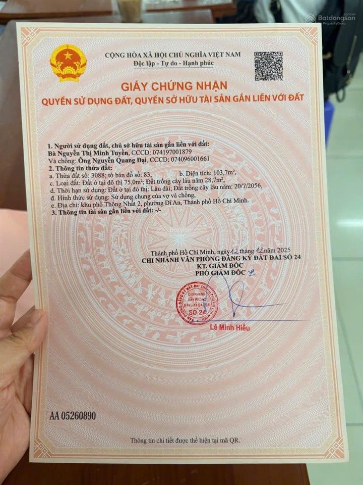 Bán rẻ nhà còn mới nguyễn đức thiệu dĩ an