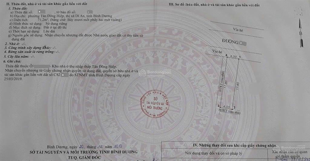 Bán rẻ nhà 3 mặt thoáng lê phong dĩ an