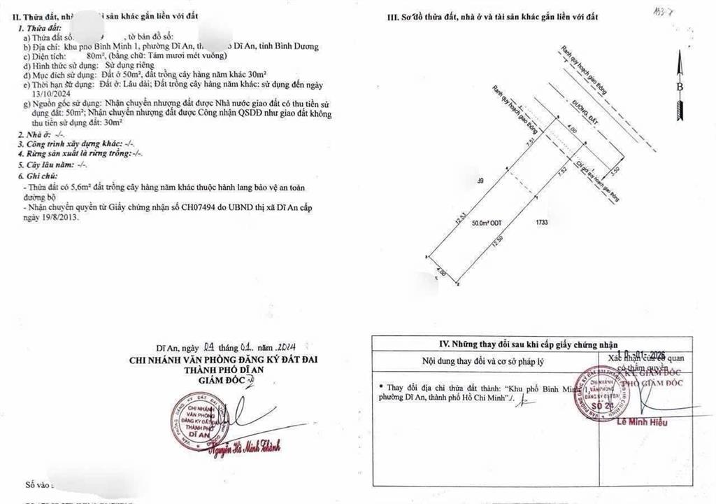 Bán nhà dĩ an ngay chợ dĩ an 1