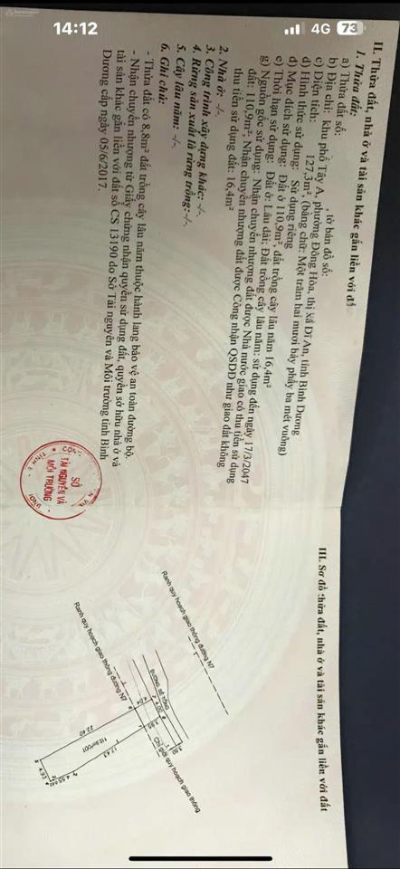Bán rẻ nhà đông hòa dĩ an gần bigc go