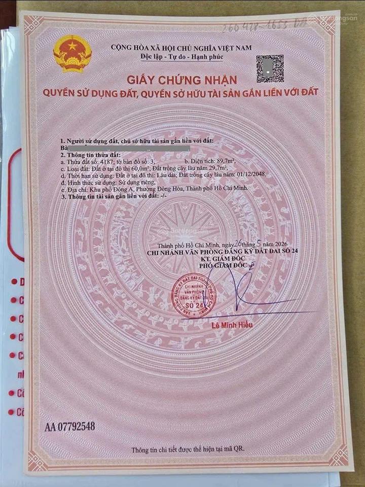 Bán rẻ nhà đông hòa dĩ an gần thủ đức