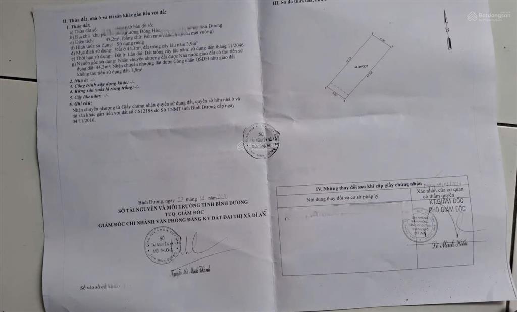 Bán rẻ nhà đông hòa dĩ an sát bigc go
