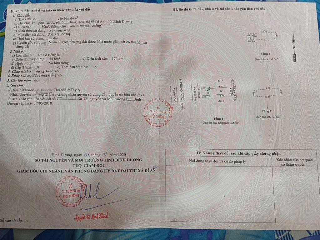 Bán nhà phố mặt tiền kinh doanh đông hòa dĩ an