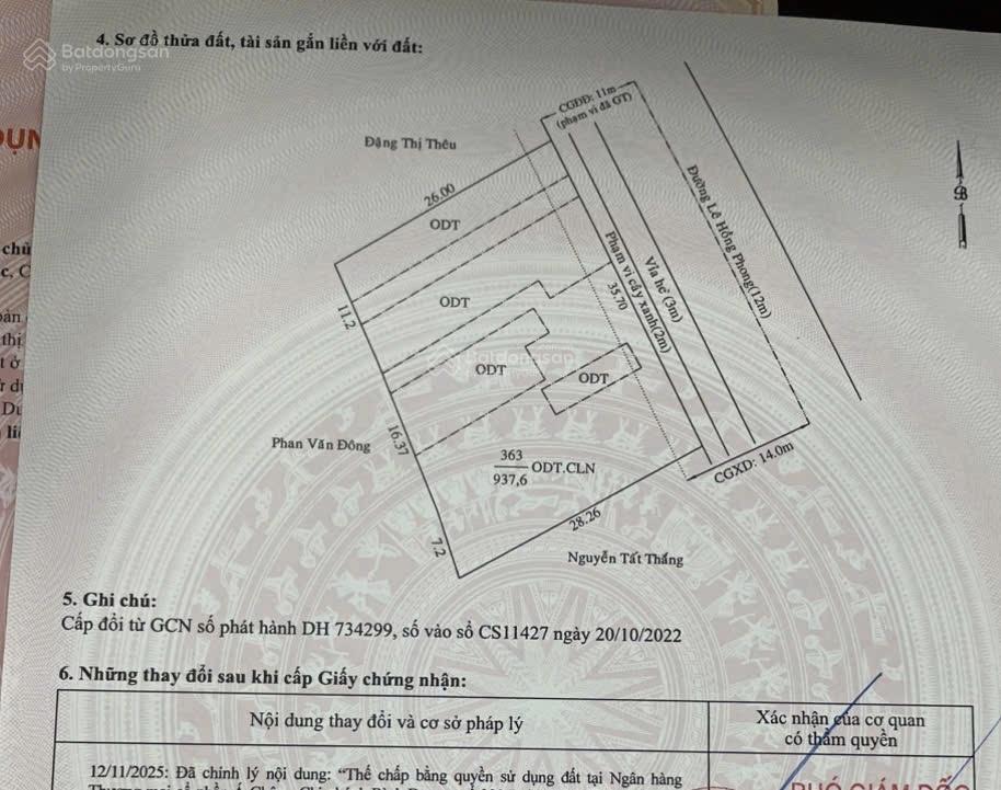 Mặt tiền lê hồng phong, vị trí kinh doanh giá cực rẻ. 0933 292 ***