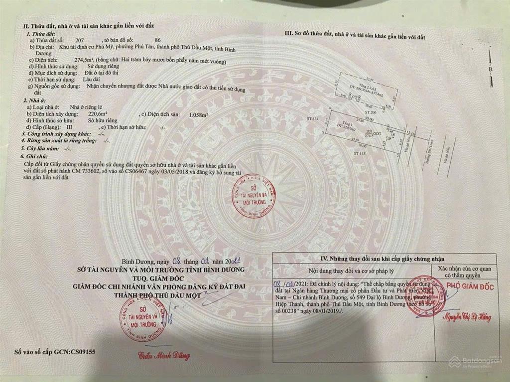 Bán khách sạn tại trung tâm thành phố mới bình dương, thu nhập cao, giá rẻ. 0933 292 ***