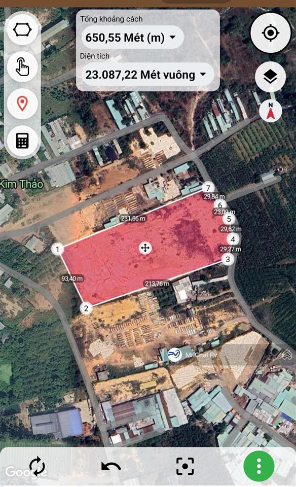 Bán đất tmdv 24956m² (120m mặt tiền) gần trường dạy nghề tân uyên 61 tỷ 100