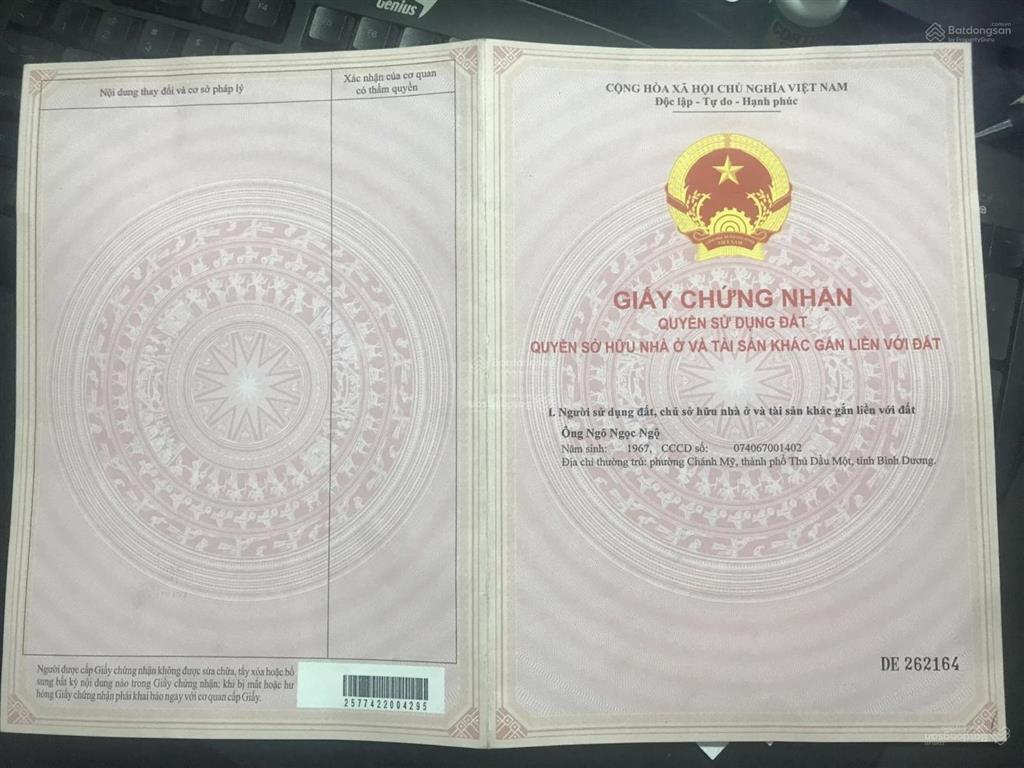 Bán nhà cấp 4 tại chánh mỹ, tp. thủ dầu một, bình dương  giá 2,95 tỷ  0376 176 *** hải kiều
