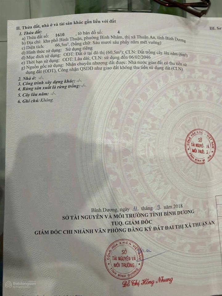 Bán nhà trệt lầu bình nhâm lái thiêu hẻm ô tô thông 3pn chỉ 2,75 tỷ.